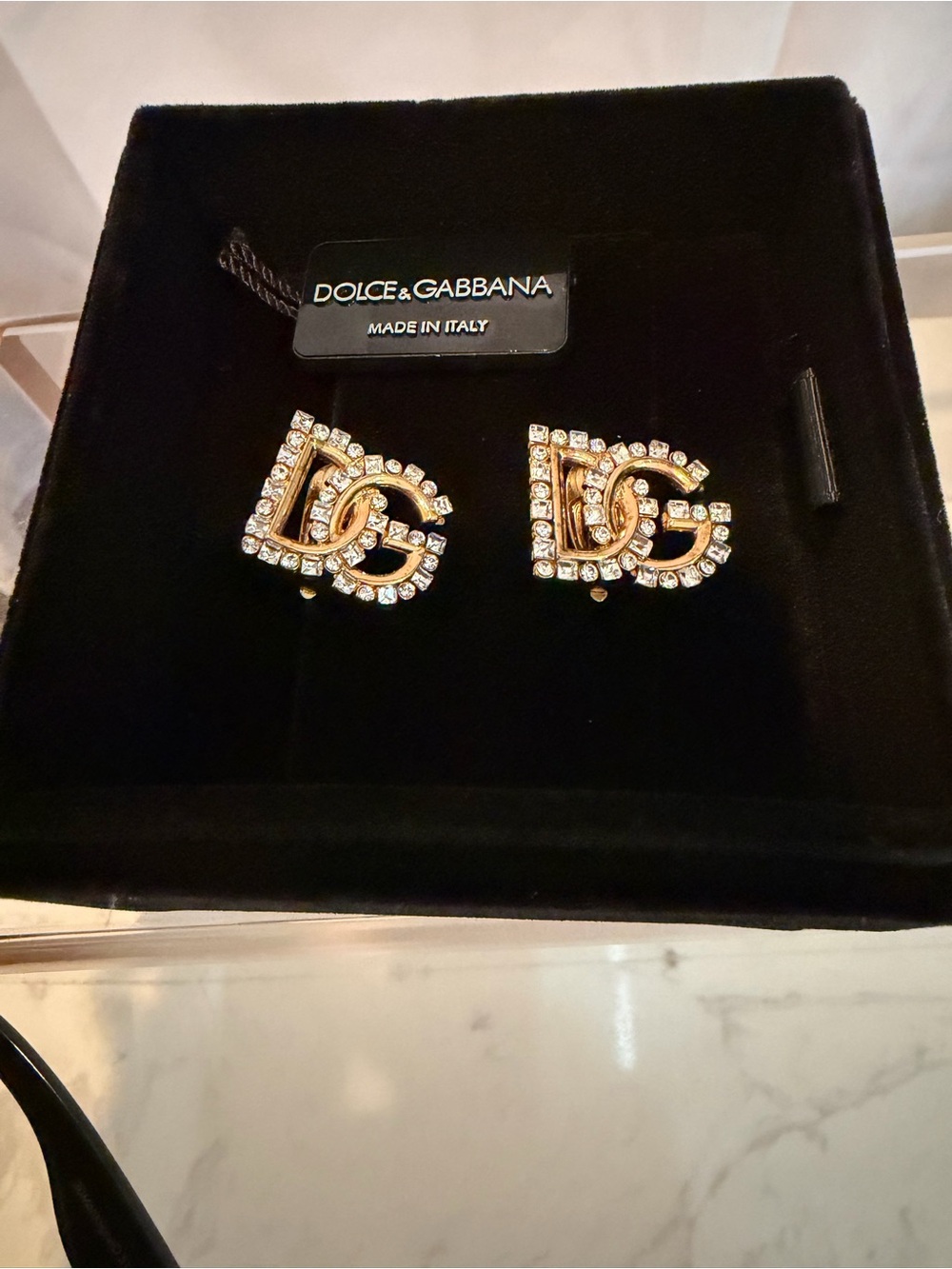 Authentic Dolce and Gabbana clip earrings